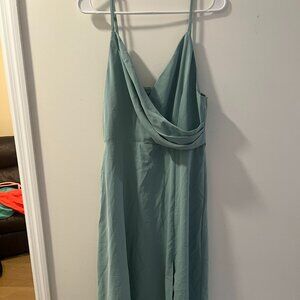 Light green cocktail dress